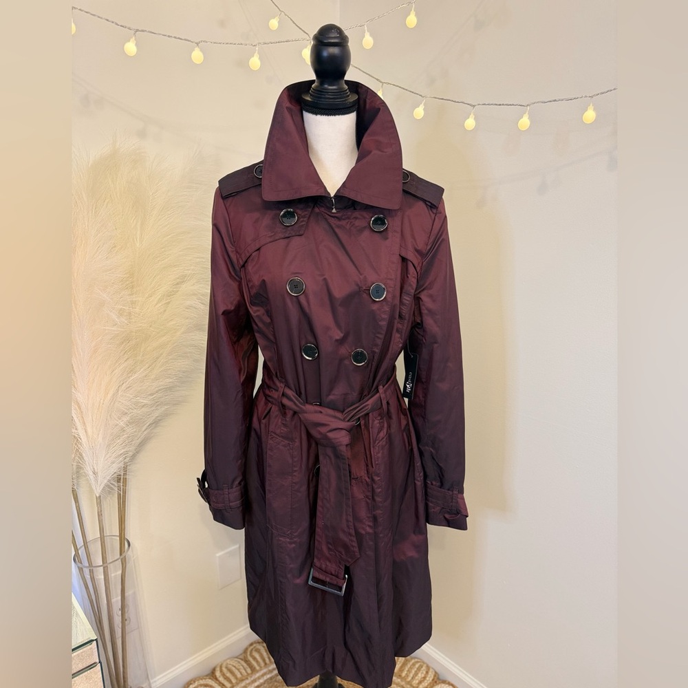 🌾 Gorgeous East 5th Fig Trench Coat